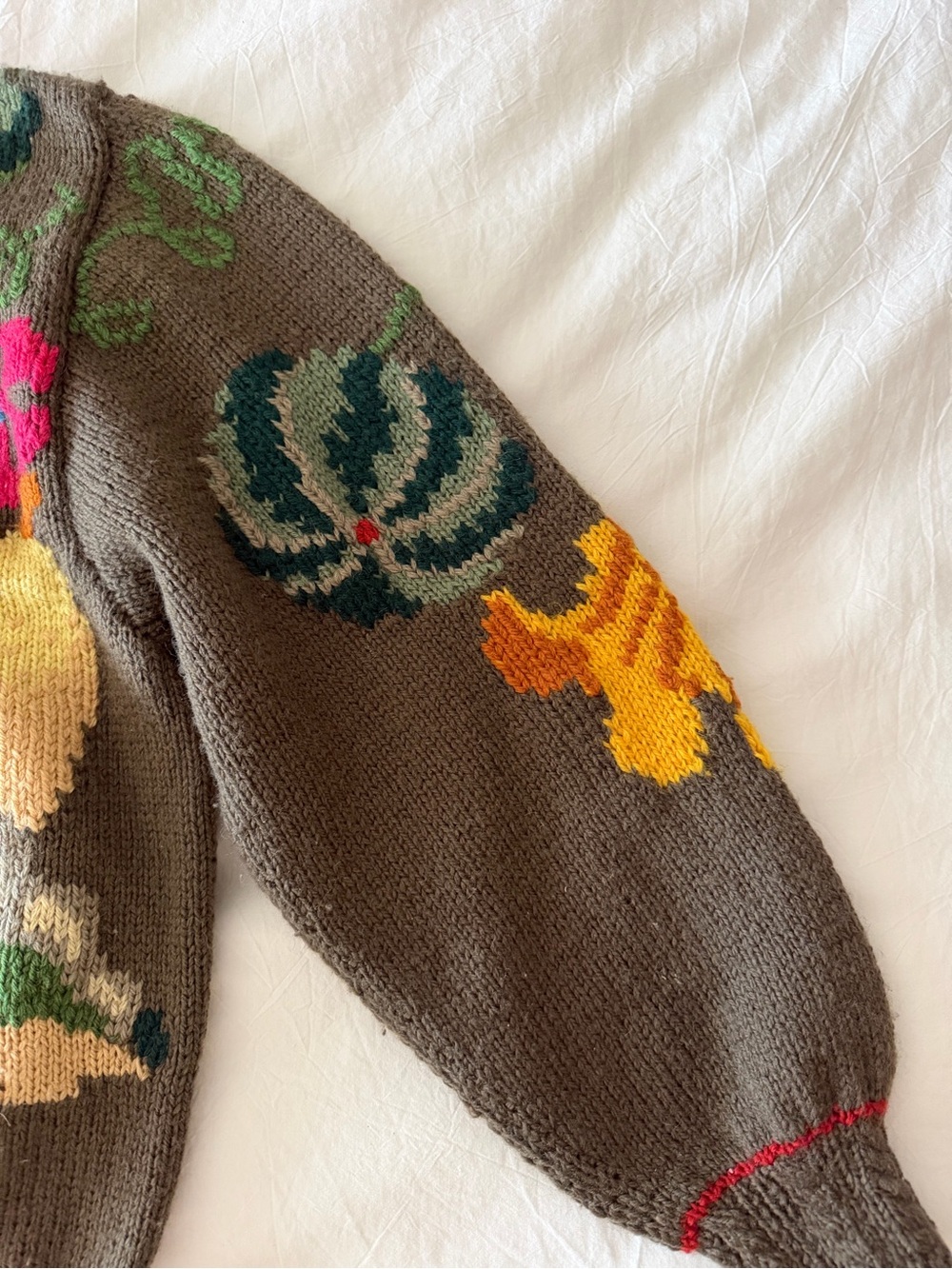 Vintage Berek hand knitted cornucopia Sweater - Picture 3 of 12